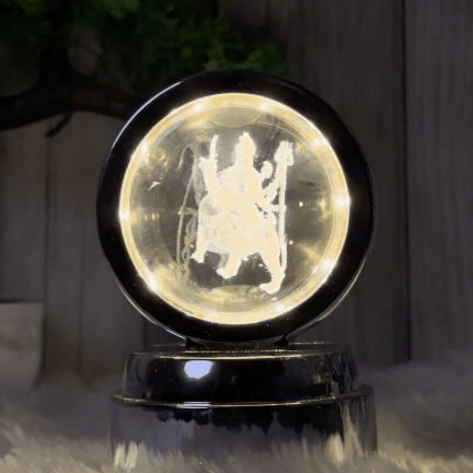 Durga maa rotating lamp