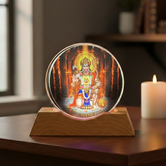 Hanuman ji ring lamp