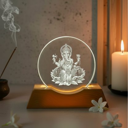 Ganesha ring lamp