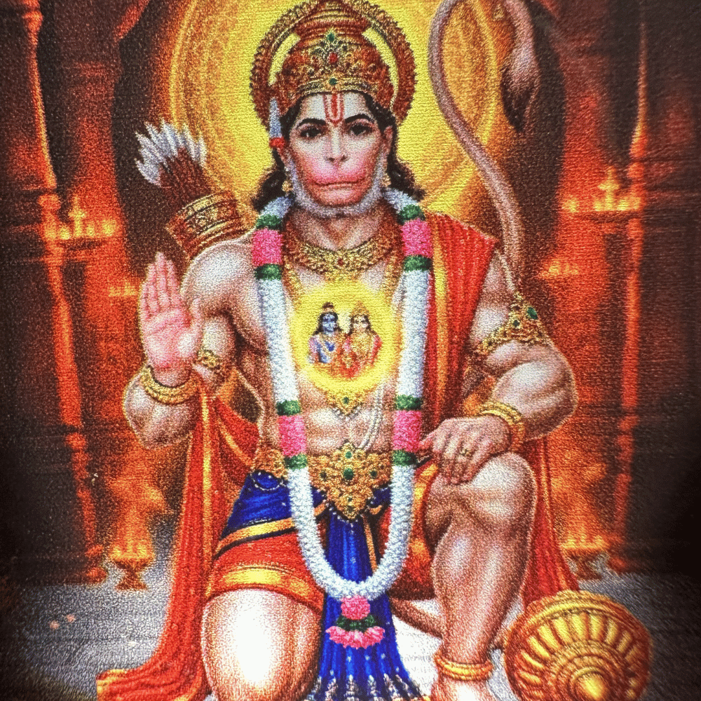 Hanuman ji ring lamp