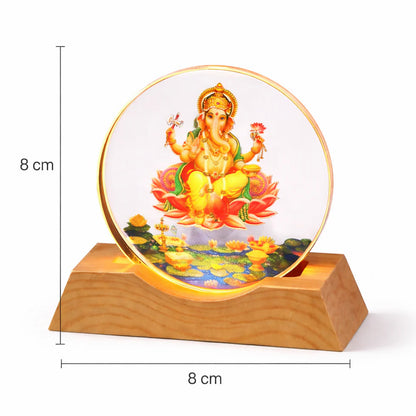 Ganesha coloured ring lamp